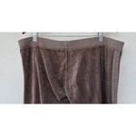 Juicy Couture VTG Y2K Brown Velour Low Rise Wide Leg Track Pants Velvet J Zipper Photo 5
