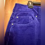 Chico's Chico’s Womens Dark Purple Rapture Ultimate Fit Slim Leg Regular Corduroy Size 1 Photo 5