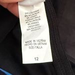 Longitude  Swimsuit One Piece Blue Black Abstract Zebra 12 Photo 5