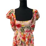 For Love & Lemons NWT! Dascha Puff Sleeve Floral Mini Dress - Size Medium Photo 9
