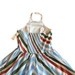 Maeve Anthropologie Halter Midi Sundress Stripe Print A-Line Size XS Women's NWT Photo 8