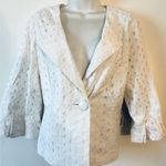 Kenneth Cole Reaction White NWTS 139.00$ Size 12 Blazer jacket Women’s Photo 0
