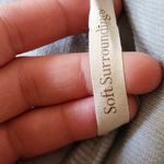 Soft Surroundings  Charlene Smokey Gray Linen Trapeze Dress Size Large Photo 5