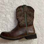 Ariat  Women's Cowboy Boots Fatbaby Dapper Western Leather Teal 6.5B , 10016238 Photo 1