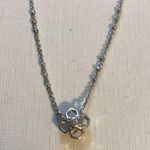 Kendra Scott  flower pendant silver necklace Photo 2