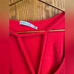 Rebdolls Red Bodycon Midi Dress Womens Plus Size 1X Sexy Date Night Party Photo 2