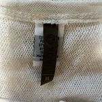 XCVI  White Mesh Crochet Embroidered Pullover Tunic Lined Ethereal Angelic Boho Photo 6