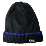 Circus by Sam Edelman  Contrast Tipping Beanie Hat Black Blue New Photo 0