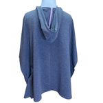 DB Sunday Breast Cancer Awareness Poncho Hoodie XS Gray Photo 4