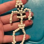 Beaded Skeleton Keychain bag charm White Photo 0