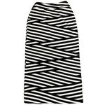 Anthropologie  Skirt Size XS Black White Striped Stretch Blend Womens Lined 23X33 Photo 0
