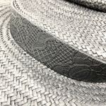 Treasure & Bond NEW Black Lace Print Straw Large Floppy Beach Boho Summer Hat Photo 1