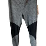 vogo athletica NWT  Large grey w mesh Stretch Casual Gym Athleisure Leggings XL Photo 0