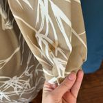 Vintage 70s Botanical Midi Shirt Dress Size L Photo 4