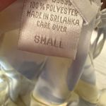 Jones New York  Yellow Blue Floral Slip Dress Small Satin Midi Photo 5