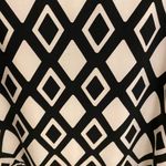 Eliza J  Black And White Diamond Geometric Print Shift Dress Photo 3