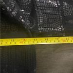 Adrienne Vittadini  black 3/4 sleeve dress blouse embellished small Photo 7