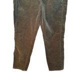 Democracy ‎ "Ab"Solution Slim Straight Ankle Corduroy Pants Green Size 12 Photo 2