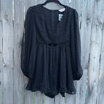 Kiss the Sky Puff Sleeve V-Neck Romper Photo 4