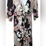 Jaase Anthropologie  Floral Boho Romper Medium Wide Leg Bell Sleeve Photo 6