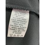 Liz Claiborne  Solid Black 3/4 Sleeve V-Neck Midi Dress Women's Size‎ 10 Photo 4