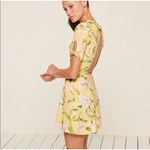 Reformation  Calais Wrap Mini Dress Hawaiian Floral S Beach Coastal Coconut Girl Photo 1