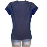 The North Face  EUC Purple Green Trim Flashdry Short Sleeve Shirt Photo 1