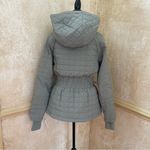 Free People Movement All Prepped Ski Jacket Quilted Greyed Olive Sz L Photo 12