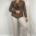 Vince leather open cardigan jacket Photo 40