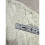 Madewell  Grenville Cableknit Sweater Women's Small Cream Wool Blend Mockneck Photo 7