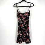 H&M  Floral Wrap Summer Mini‎ Dress Size 2 Tropical Flirty  Vacation resort Photo 4