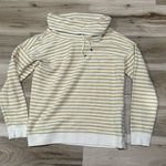 Ralph Lauren  Terrycloth Mock Neck Striped Sweater Top Women’s Medium Photo 0