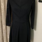 LC Lauren Conrad Black Overlay Dress Photo 2