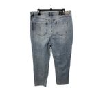 BLANK NYC NWT The Madison Cropped High Rise Distressed Denim Blue Jeans Size 32 Photo 3