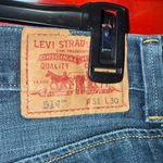 Levi's Levi’s 514 Women’s 31x30 Blue Jeans Cargo Stitching Pockets Low Rise Photo 4