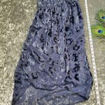 Lucky Brand  Floral Velvet Midi Dress Photo 7