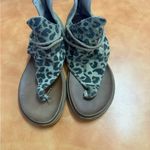 Very G  Tan and Black Leopard Sandals Photo 4