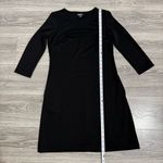 Nicole Miller Women Black Casual & Formal 3/4 Sleeve Round Neck Dress Size S Photo 10