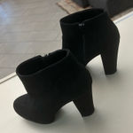 Booties Chic Black Ankle see pictures for size. Cannot read but I think 6 1/2 Photo 0
