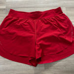 Lululemon Fast and Free Reflective Short Dark Red Women Size 8 Photo 0