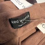 Naked Wardrobe Brown Sleeveless Bodycon Midi Dress Women's 3X Stretch Plus Photo 5