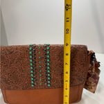 Sam & Hadley Crossbody Bag Adjustable Strap NWT Vegan Leather New Brown Photo 3