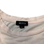 Wildfox Pink Leopard Print Stay Wild Short Sleeve T-Shirt Size Large Photo 1