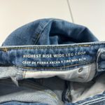 Universal Threads Universal Thread Jeans Womens 0/25R Blue Denim Cotton Highest Rise Wide Leg Crop Photo 6