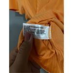 Wild Fable Orange Ribbed Button Short Sleeve Crop Top XXL NWT Photo 6