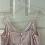 EXPRESS  Pink Gold Print Tiered Maxi Dress Photo 4