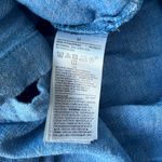 Gap  dress size Medium blue linen shirt dress  Photo 6