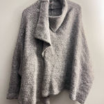 Free People Womens Oversized Cardigan Sweater XS/S Grey Boho Shawl Collar cozy Photo 0