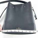 Kate Spade Large Marti Leather Convertible Bucket Bag Purse Black Photo 14