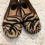 Kate Spade Zebra Tiger Print Tassel Loafers Beige 8.5 Photo 1